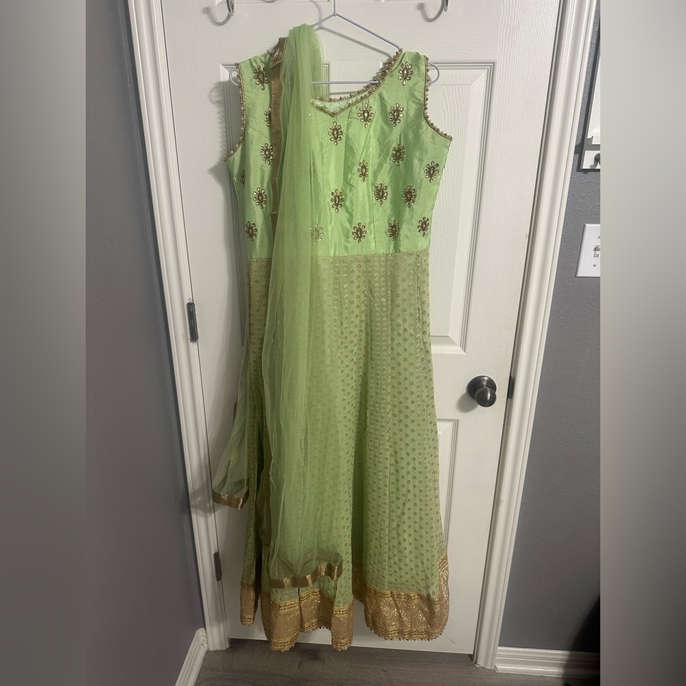 Anarkali dress with dupatta